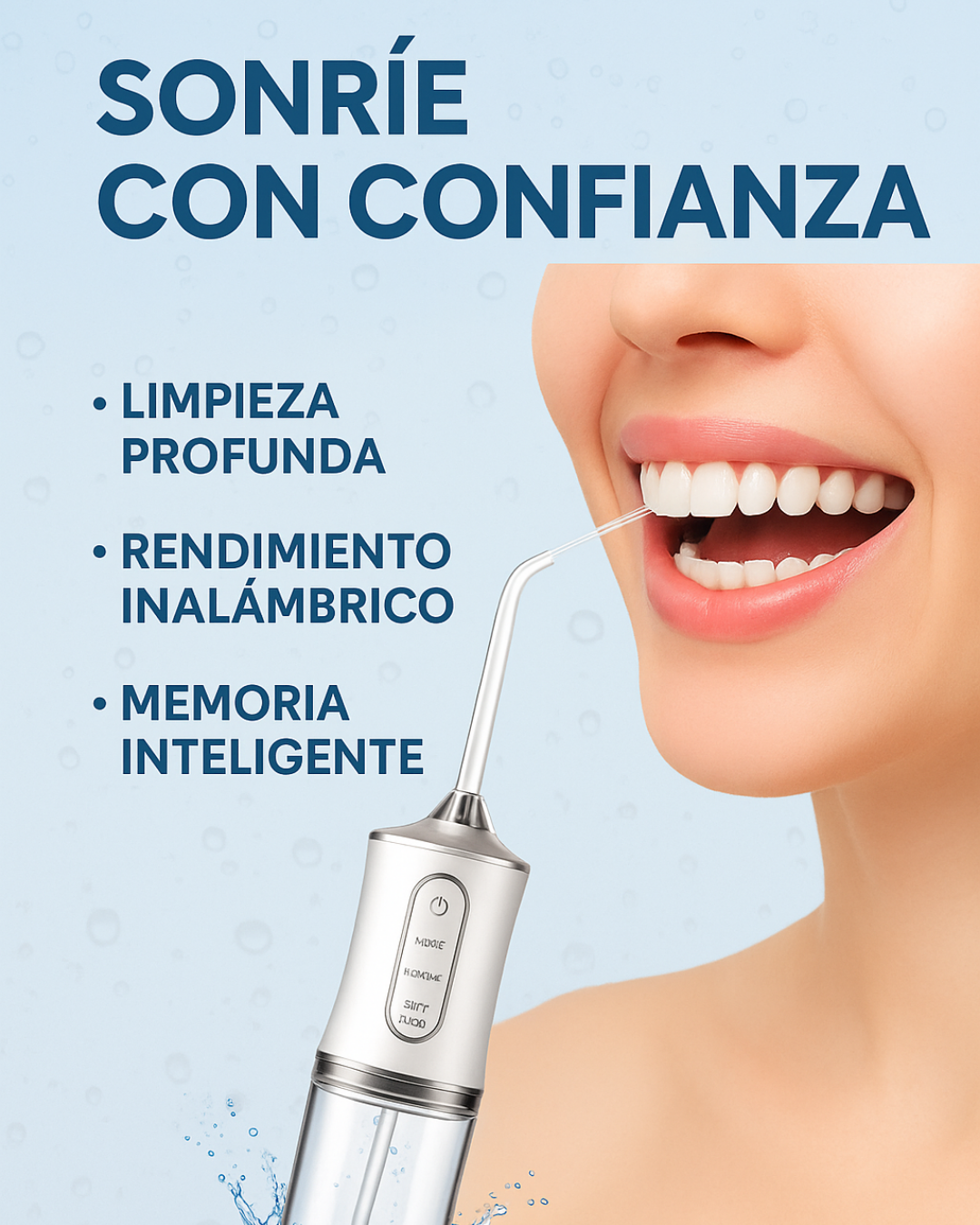 Limpiador Dental Electrico Irrigador