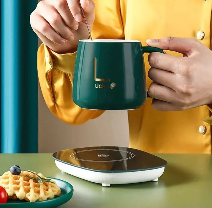 Taza con Calentador Eléctrico