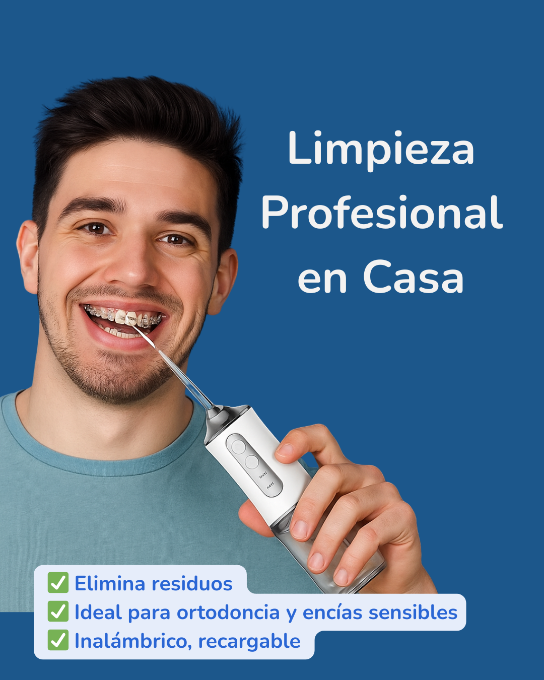 Limpiador Dental Electrico Irrigador