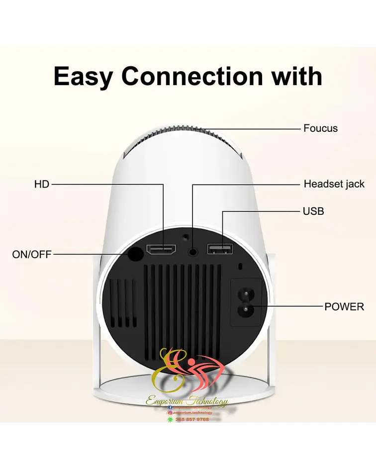 Proyector Led HY300 Tv Box Android