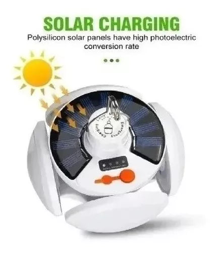 Lampara Solar De Emergencia Recargable